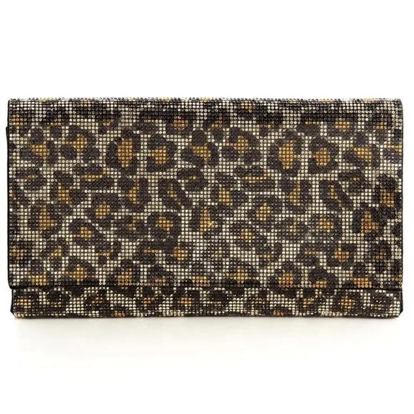 New‎ Leopard Kass Clutch - Picture 1 of 1